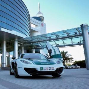 McLaren MP4-12C Dubai Police Car 2013 года